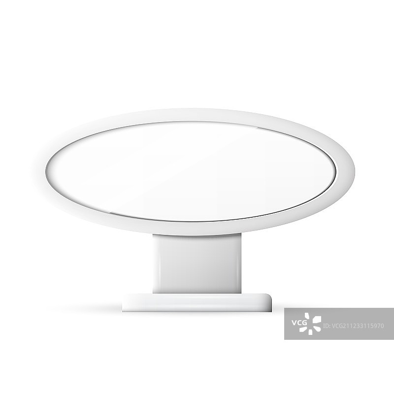 带有信息位置的空白户外广告牌图片素材