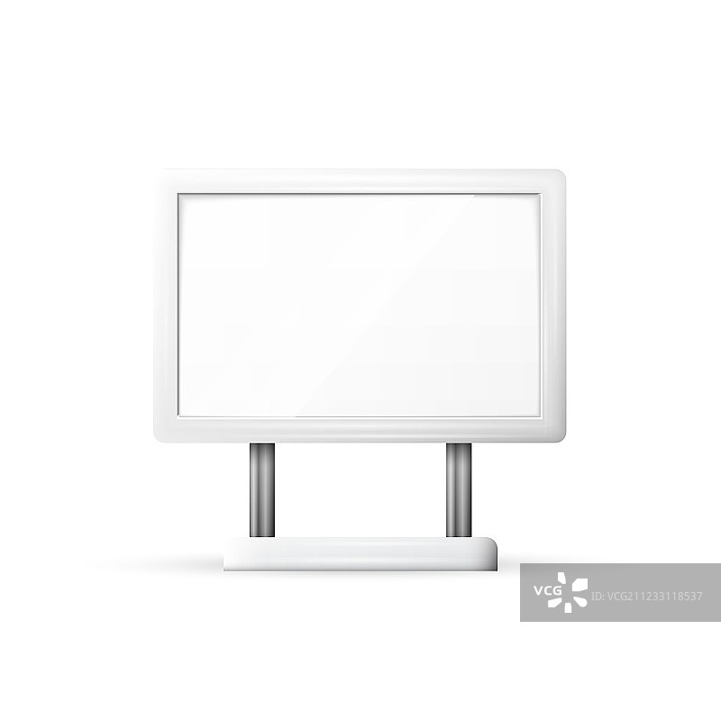 带有信息位置的空白户外广告牌图片素材