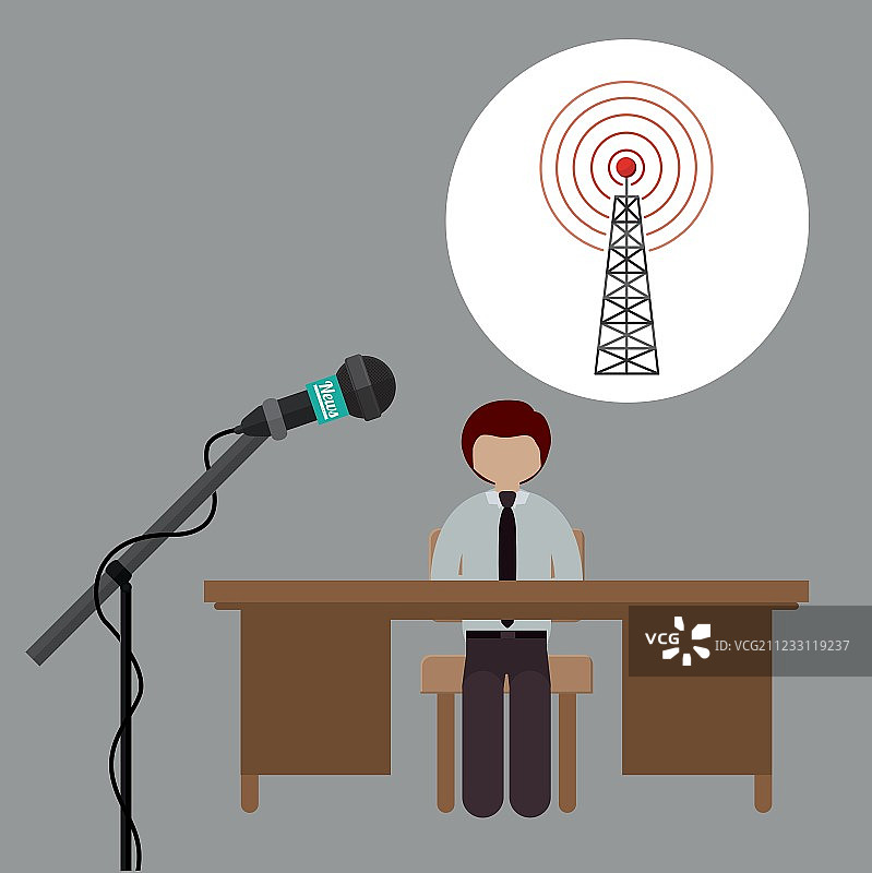 广播概念设计图片素材
