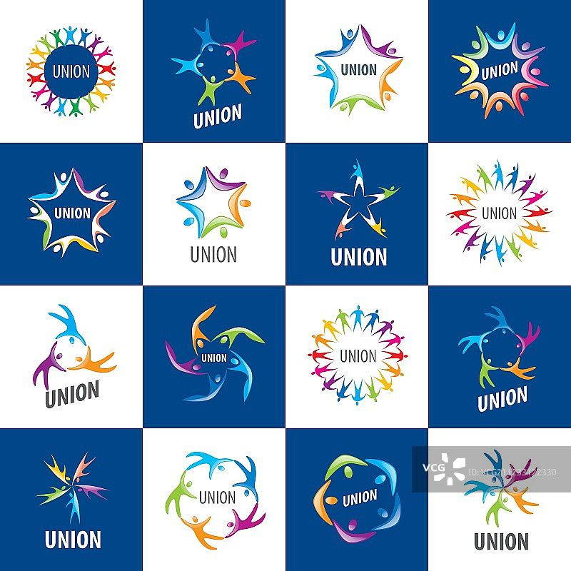 联盟标志图案合集图片素材