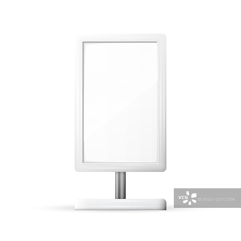 带有信息位置的空白户外广告牌图片素材