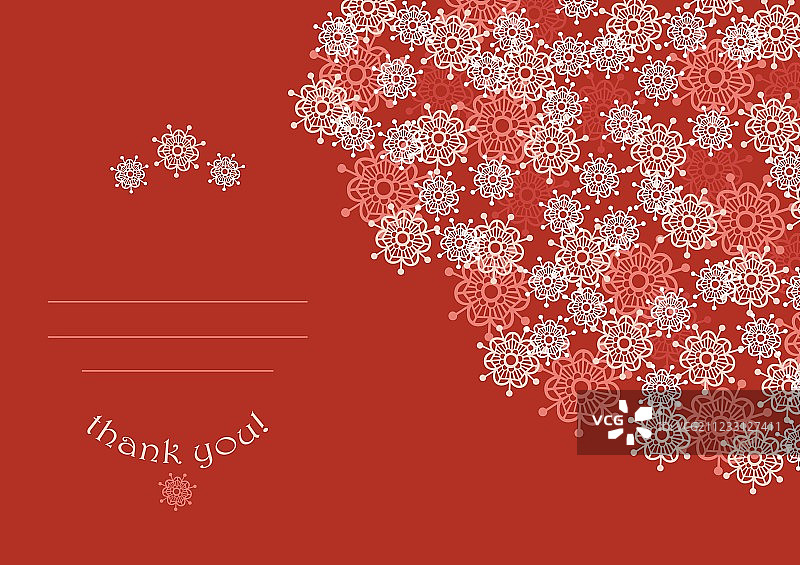 具有风格化设计的抽象复古邀请卡图片素材