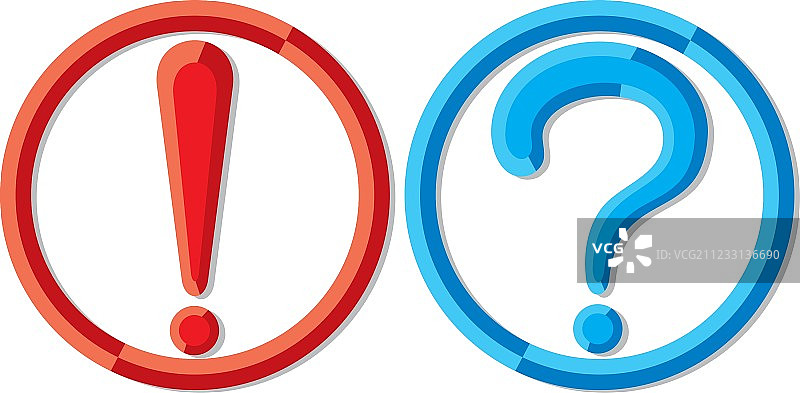 感叹号和问号图片素材