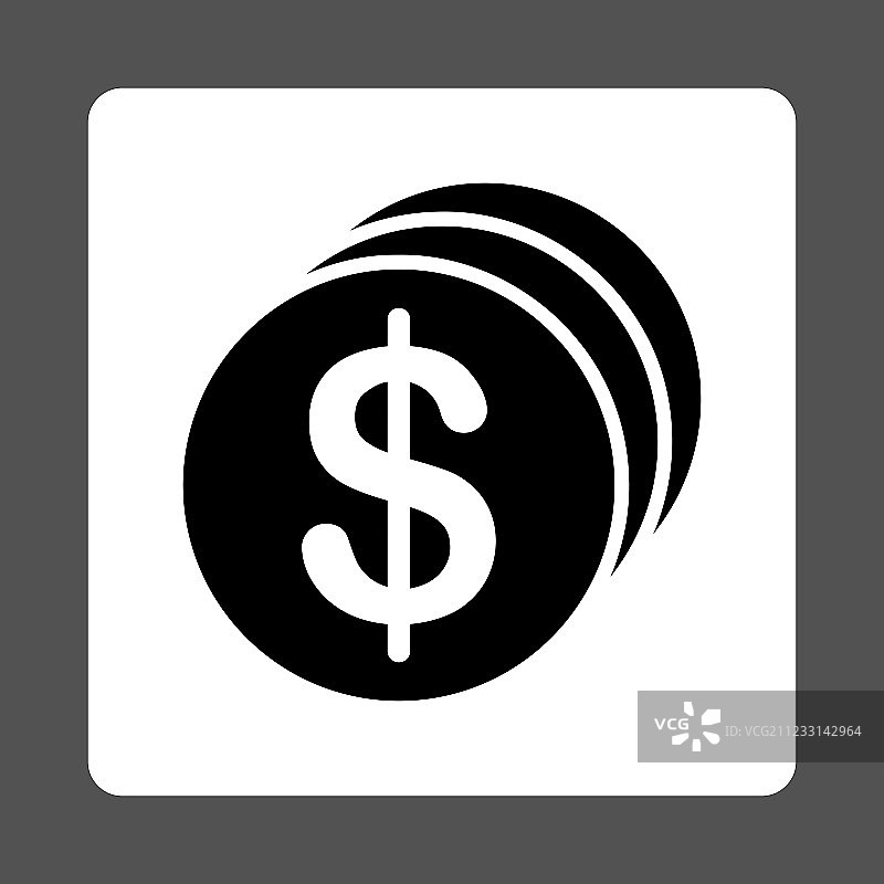美元硬币图标图片素材