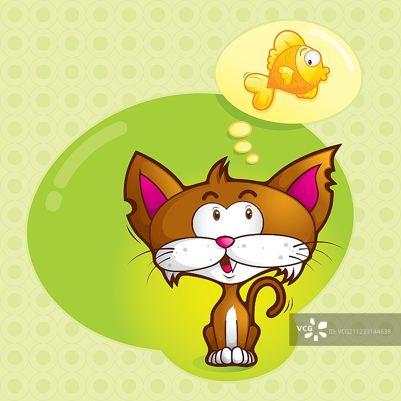 猫和鱼图片素材
