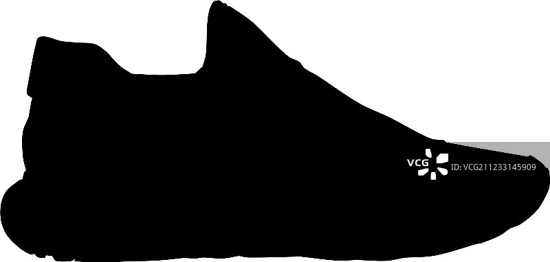 跑鞋 - 运动鞋轮廓图片素材