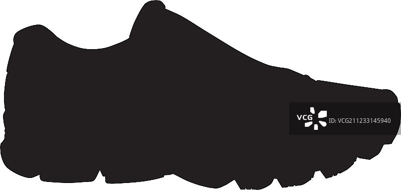 跑鞋 - 运动鞋轮廓图片素材