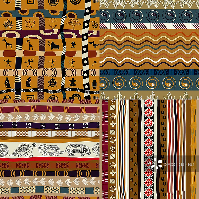 印度无缝图案图片素材