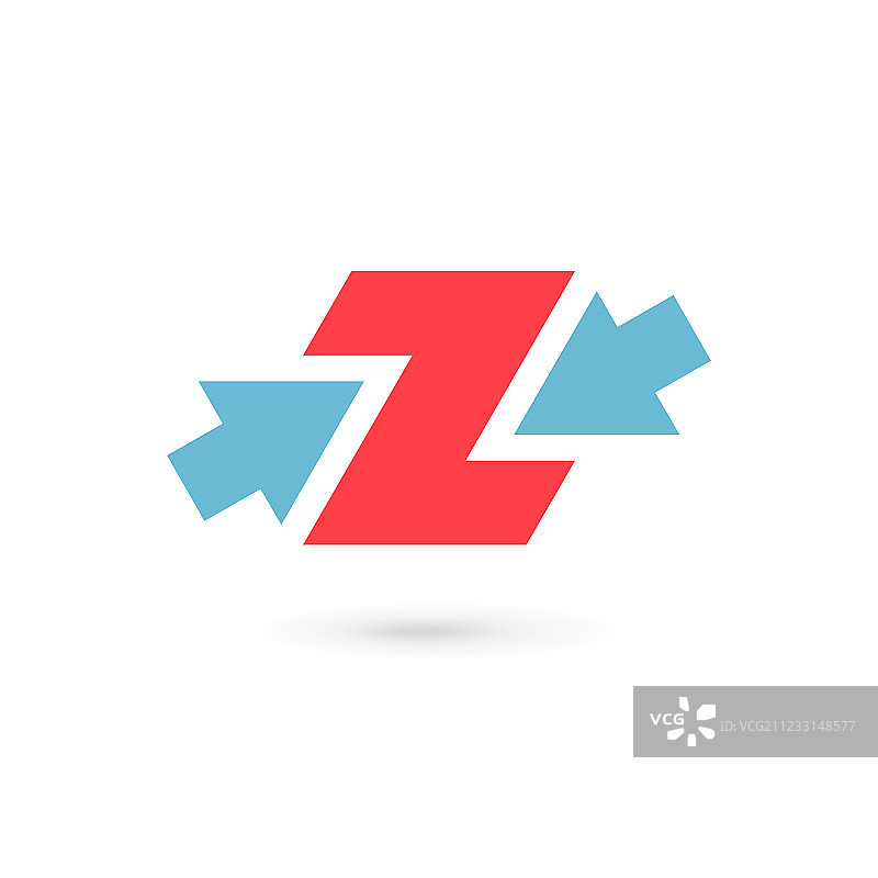 字母Z数字2标志设计模板图片素材