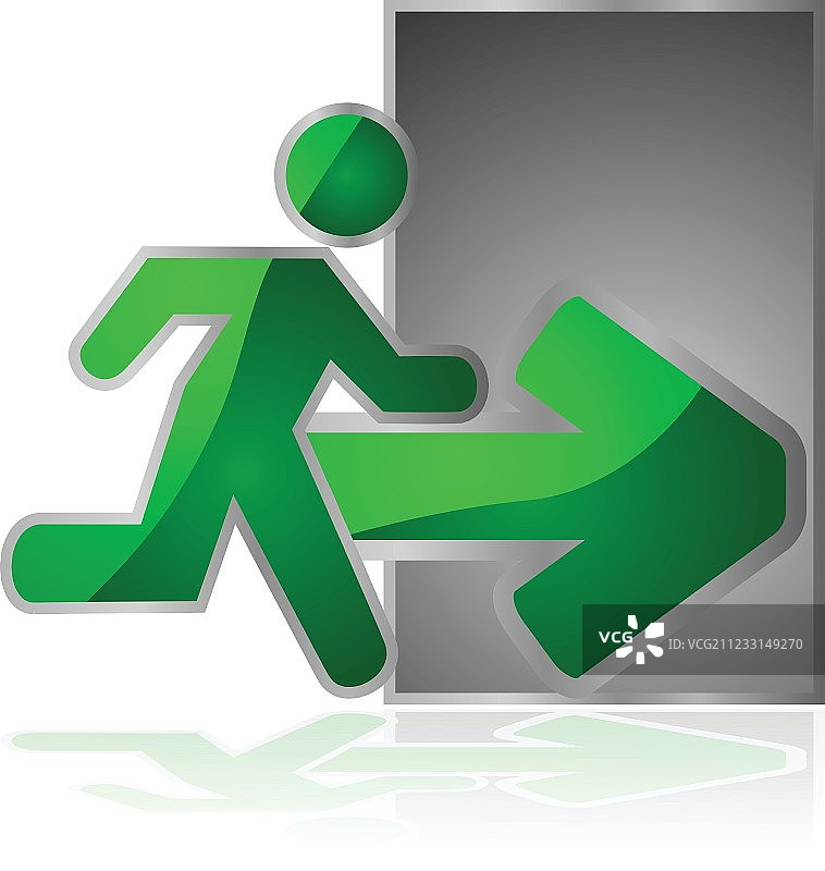 出口标志图片素材