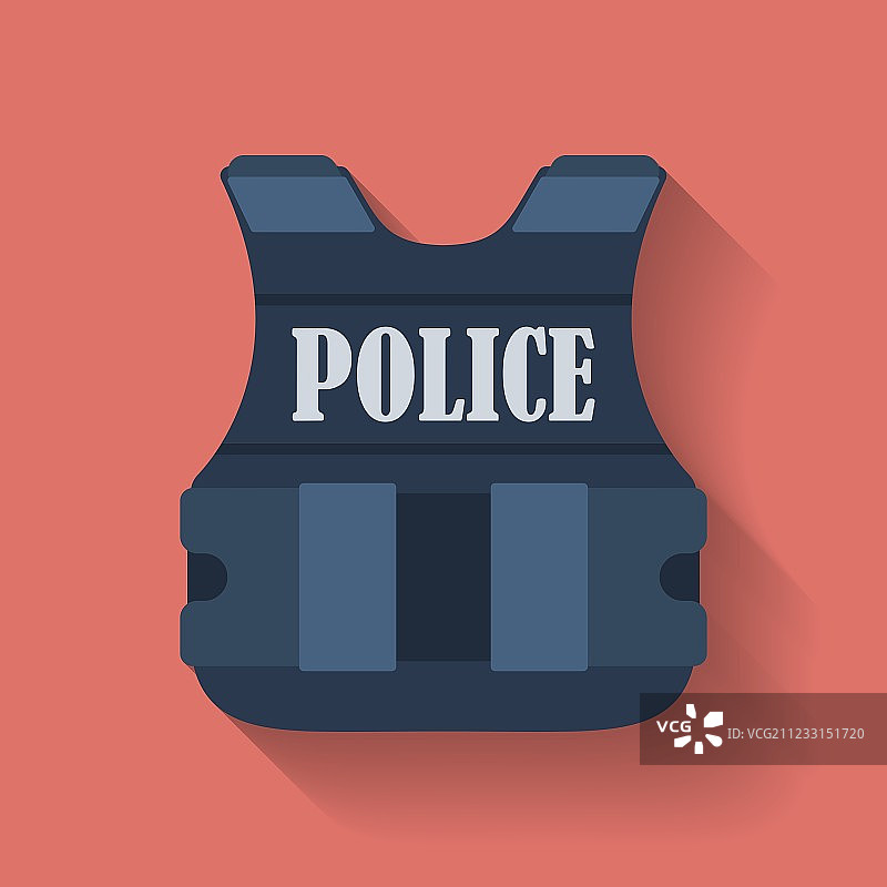 警用防弹背心图标图片素材