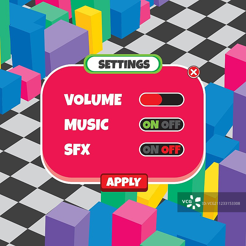 游戏素材菜单主题图片素材