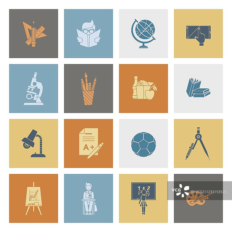 学校及教育图标图片素材