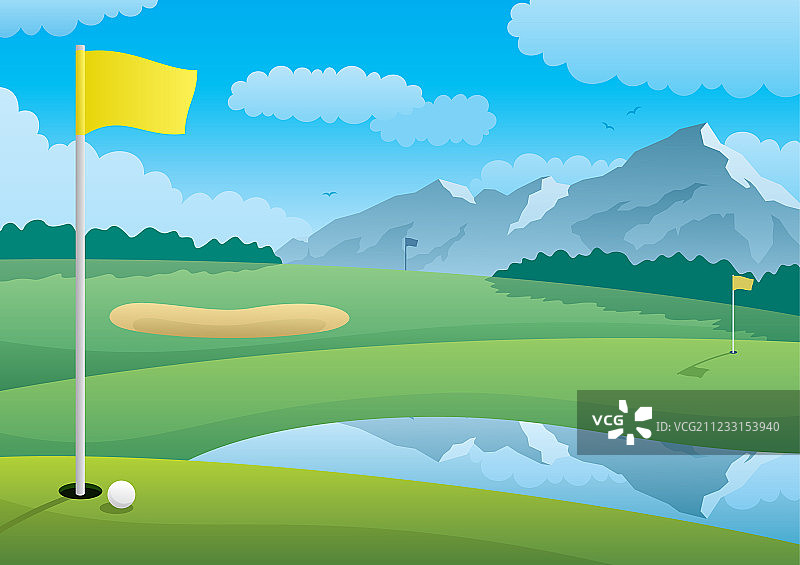 高尔夫球场图片素材
