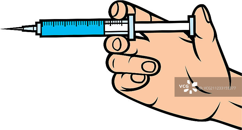 手持注射器图片素材