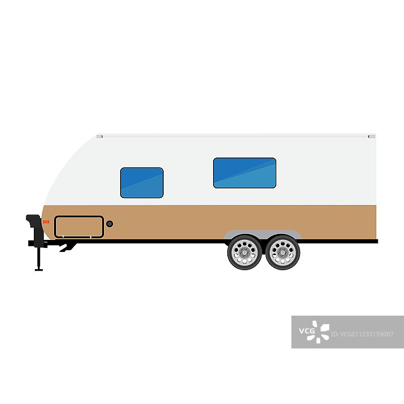 拖车露营车图标图片素材