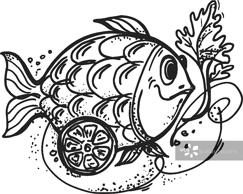 柠檬鱼菜图片素材