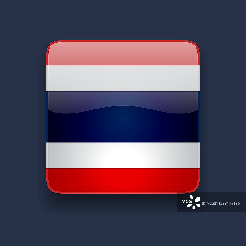 泰国国旗方形图标图片素材
