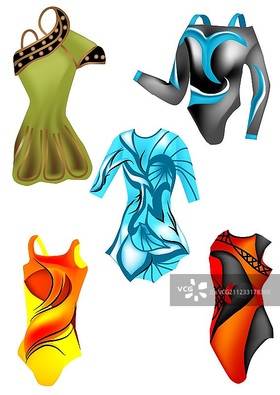 紧身连衣裤合集图片素材