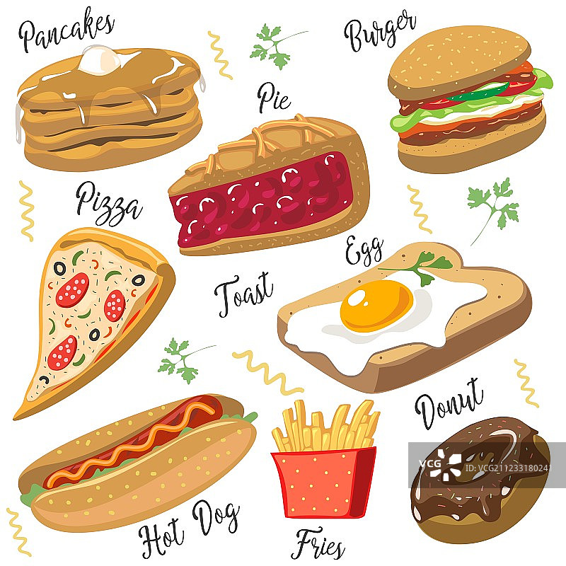 食品图标集图片素材