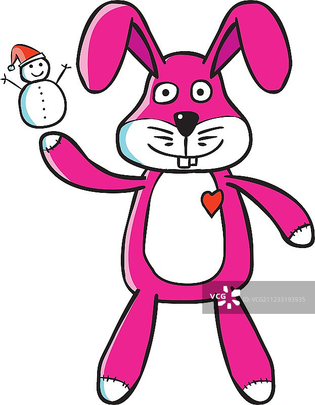 兔子玩偶图片素材