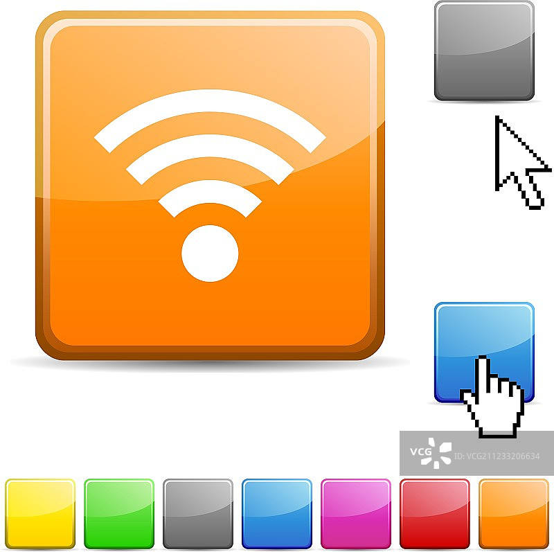 光面按钮图片素材