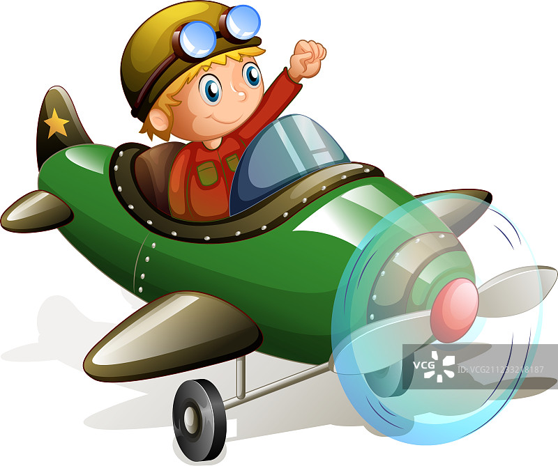 飞机和飞行员图片素材