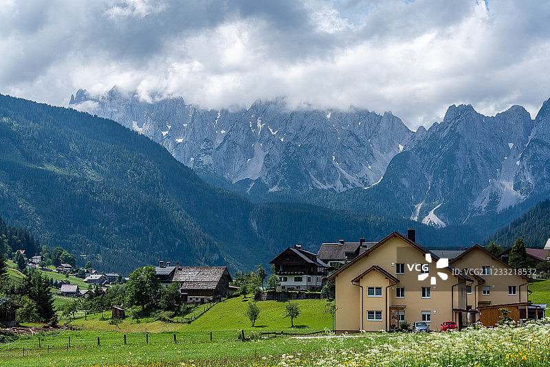 奥地利小镇风光图片素材