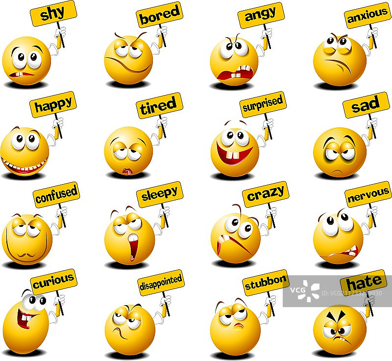 表情符号合集图片素材