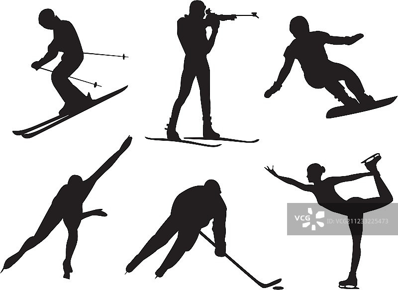 冬季运动图片素材