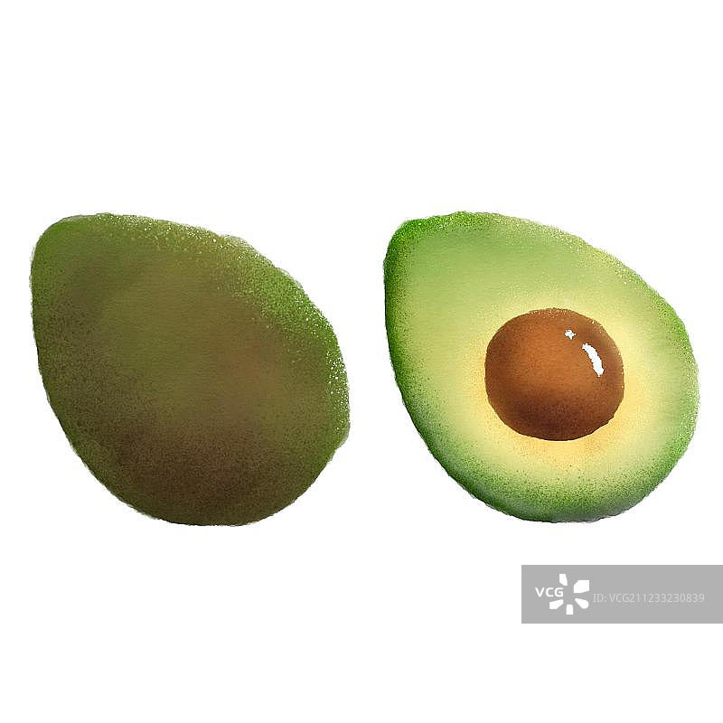 健康的牛油果图片素材