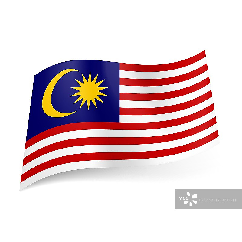 马来西亚州旗图片素材