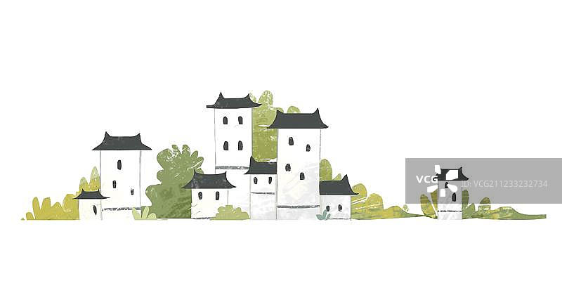 徽派建筑图片素材