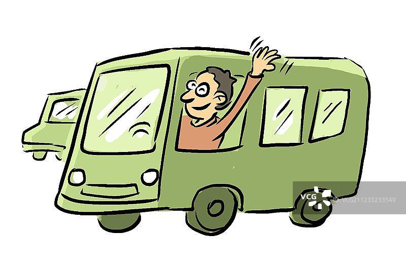 公共汽车图片素材