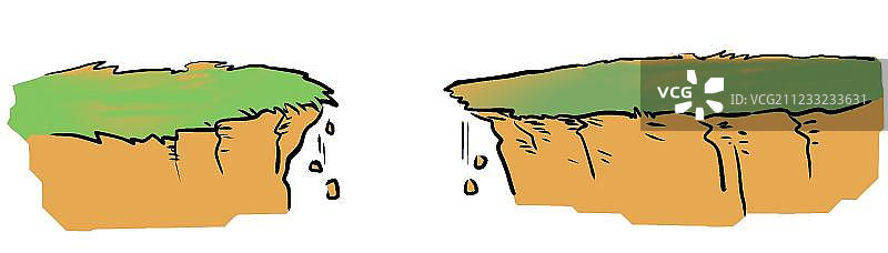 两块悬崖图片素材