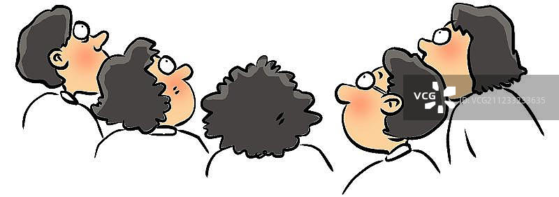 围观的人图片素材