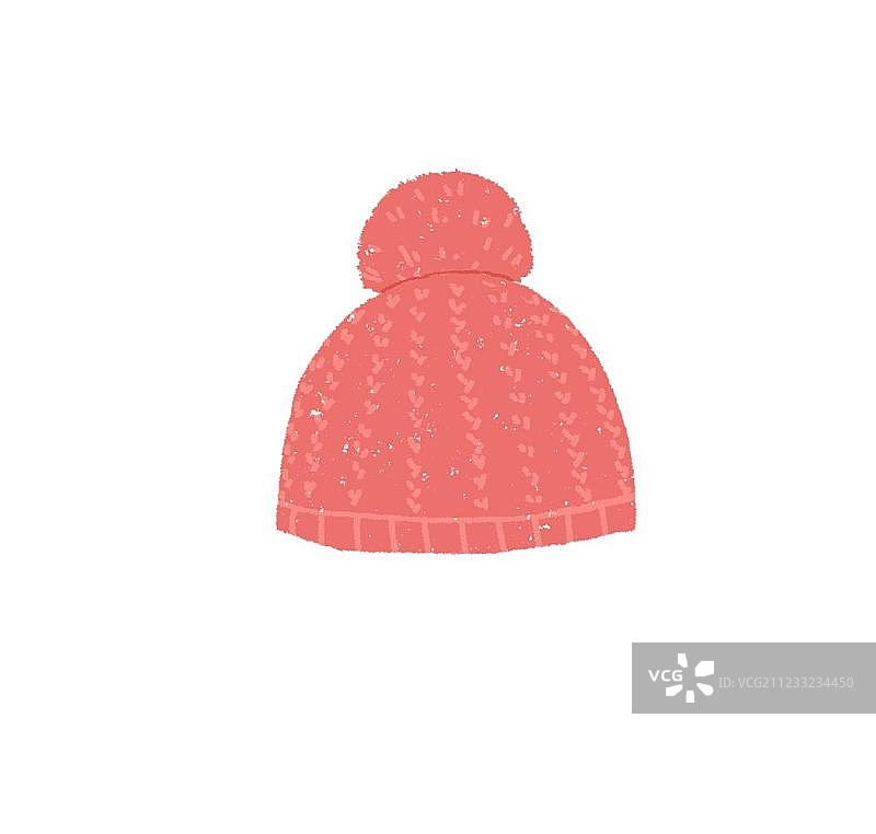 冬季小清新毛帽子图片素材