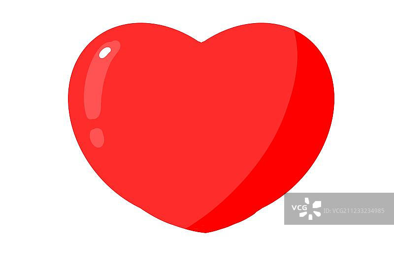 简约插画心形图片素材