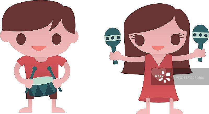 小音乐家们图片素材