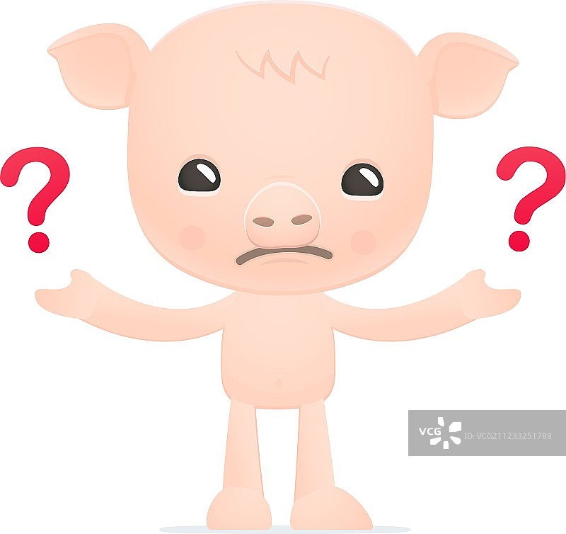 有趣的卡通猪图片素材