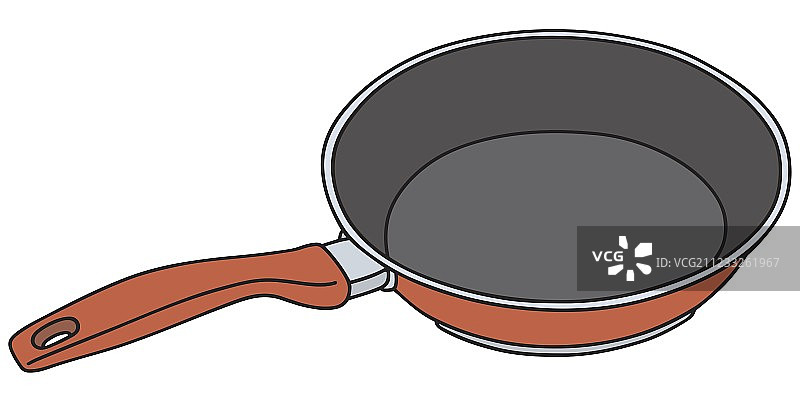 红色平底锅图片素材