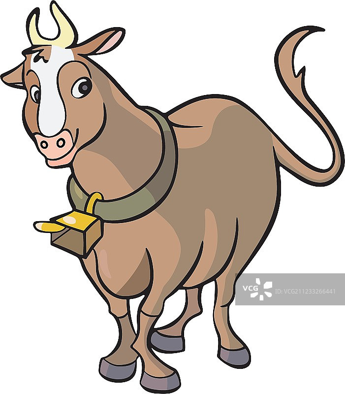 奶牛卡通图片素材