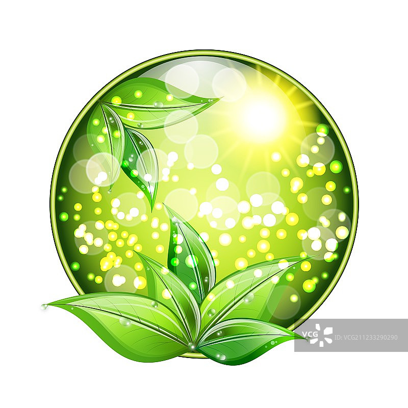 白色背景上的世界环境日标志图片素材