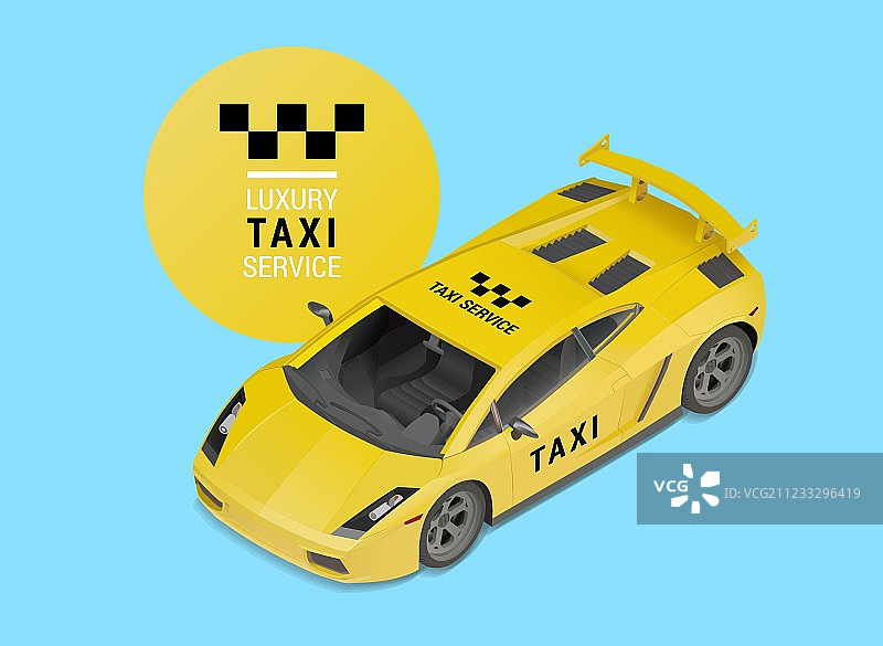 豪华出租车服务图片素材