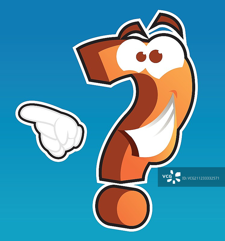 问号吉祥物图片素材