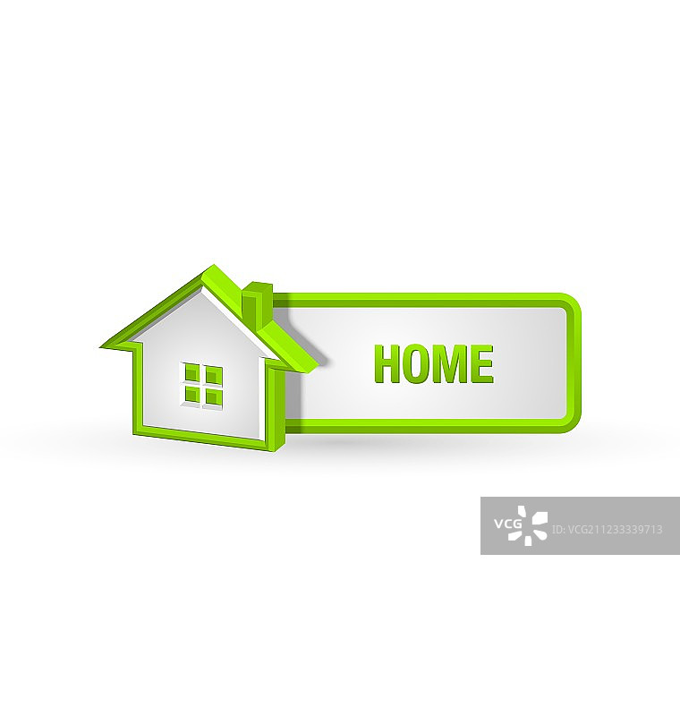 房屋图标和按钮图片素材