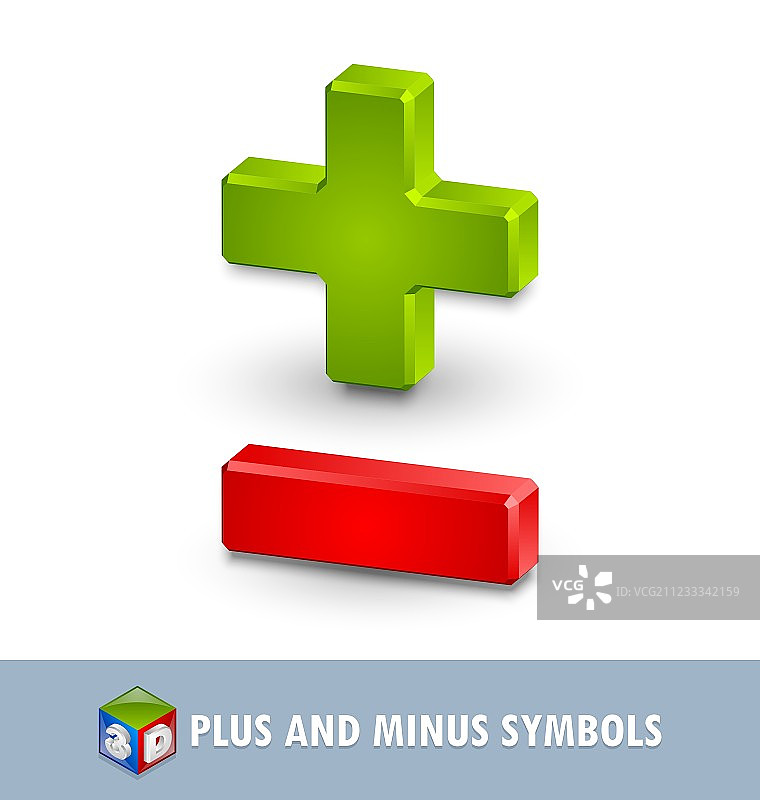 加号和减号符号图片素材