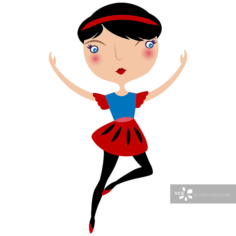芭蕾舞女演员图片素材