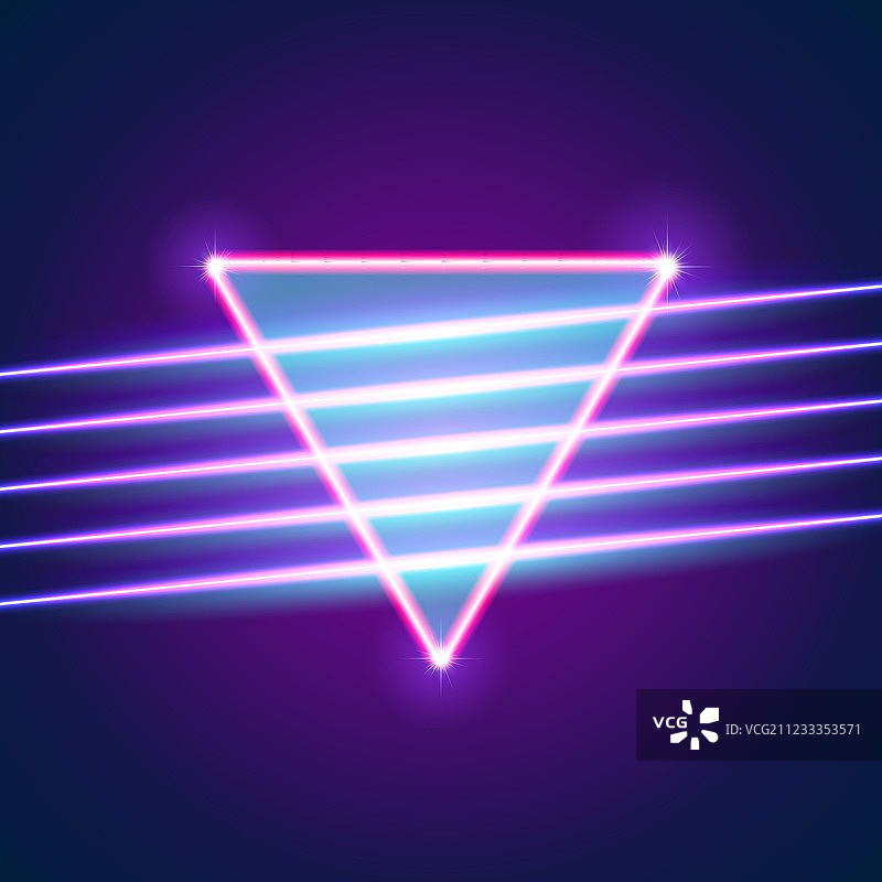 炫彩霓虹灯线条背景图片素材