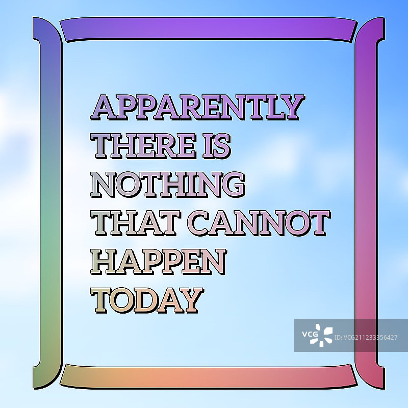 带有排版引言的现代复古数字海报图片素材